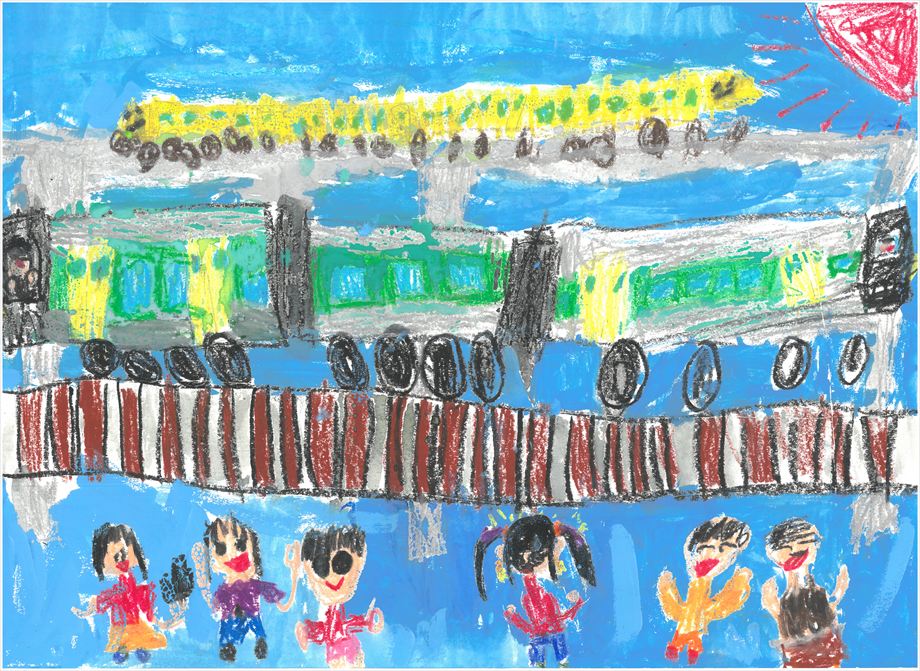 がんばって　すいぐんせん