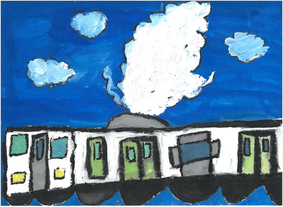 青空走る水郡線