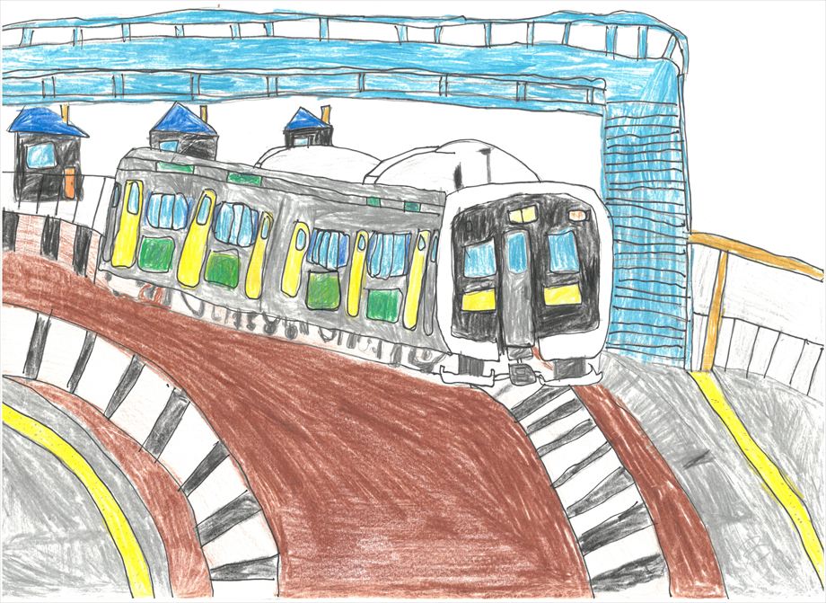 こせん橋と水郡線